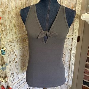 Buckle Hashtag in Trend Gray Ribbed Tank XL NWT